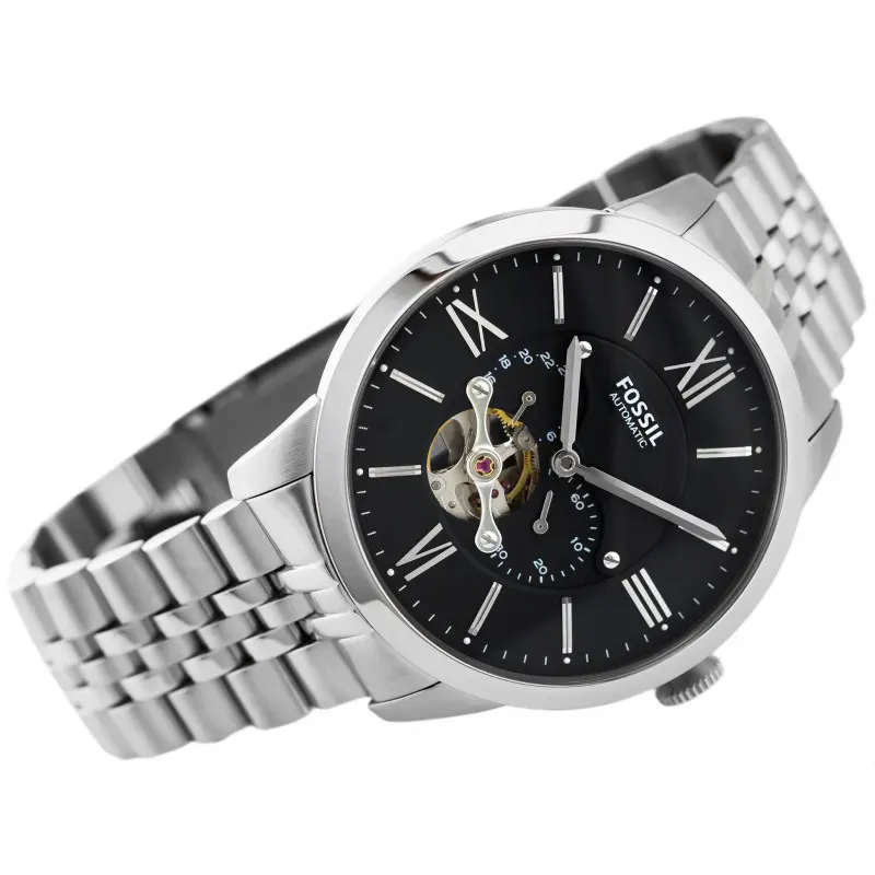 Fossil Townsman Automatic Black Dial Men's Watch- ME3107